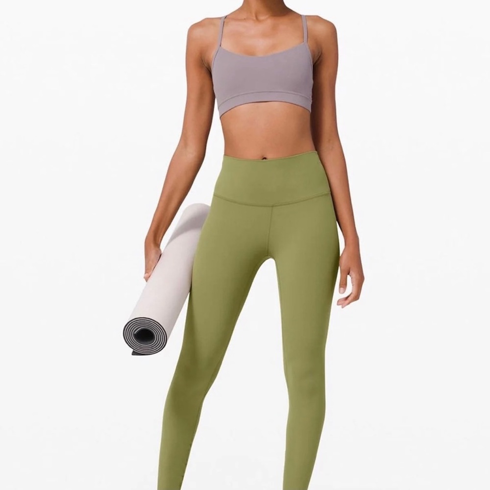 Lululemon Align 28’’ Bronze Green NWOT Size 6
